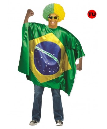 Déguisement brésilien (Drapeaux)