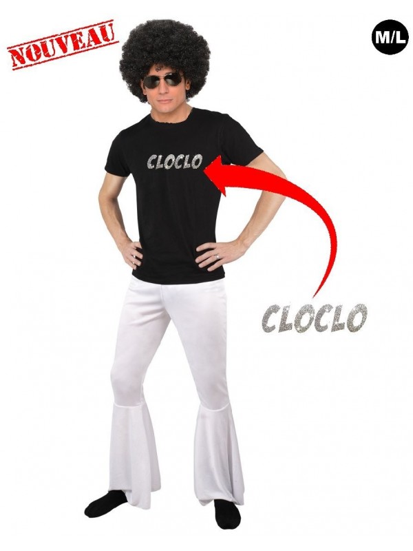 Costume disco noir pour homme - Déguisement Mania