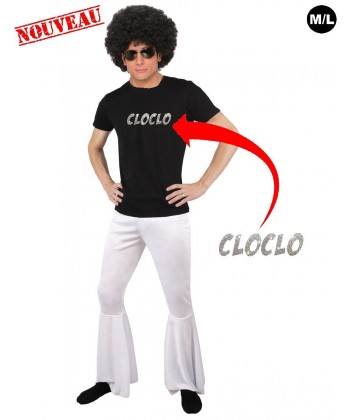 Costume Homme Disco Blanc : Vente de déguisements Disco et Costume