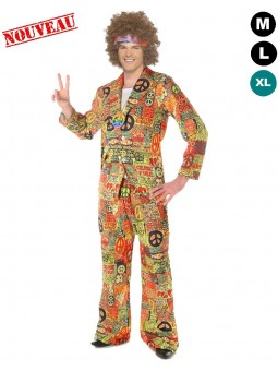 Déguisement hippie homme pas cher