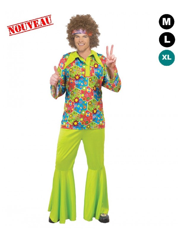 déguisement hippie homme