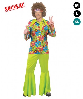 déguisement hippie homme