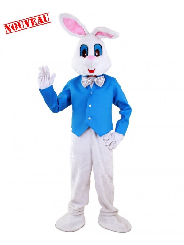 Costume de lapin de Pâques, Mascotte de lapin de Pâques sur tout le corps, Homme