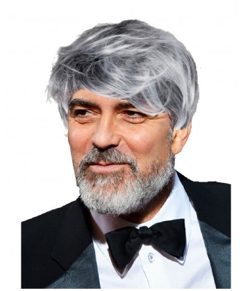 perruque george clooney