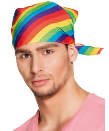 bandana multicolore gay pride