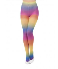 Collant Arc en ciel multicolore