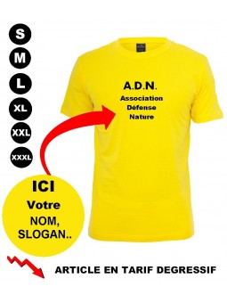 T shirt personnalisé publicitaire