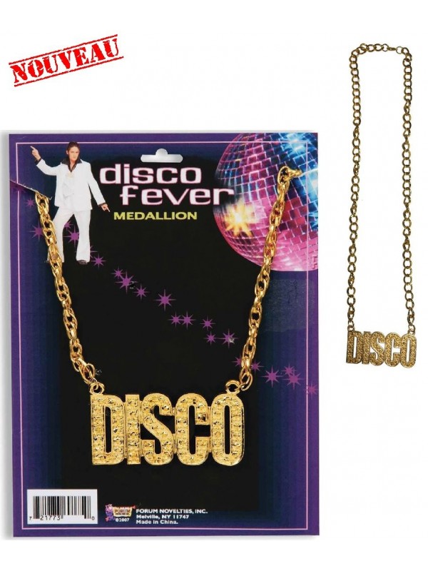 Chaîne avec pendentif DISCO 