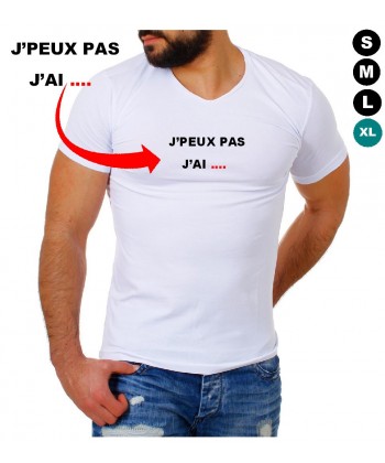 tee shirt j'peux pas j'ai...