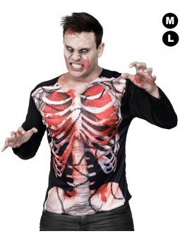 Tee shirt zombie halloween