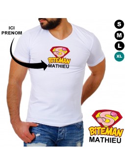 Tee shirt Biteman personnalisé