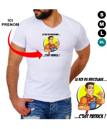 Tee shirt personnalisé Roi du bricolage