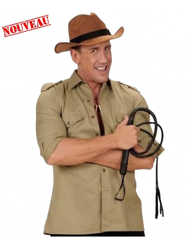 Horror-Shop Indiana Jones Chapeau et Le Fouet Set 