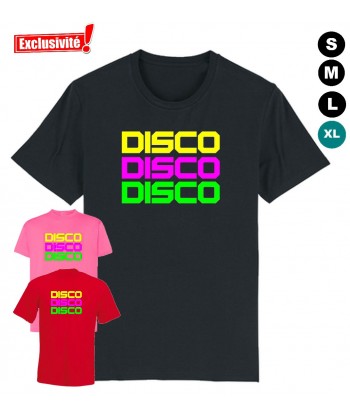 Déguisement Tee shirt Disco femme homme