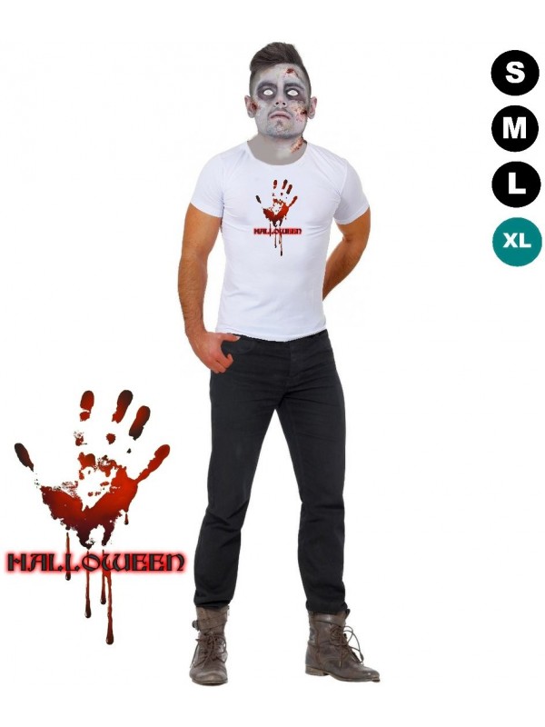 Déguisement Halloween tee shirt ensanglanté