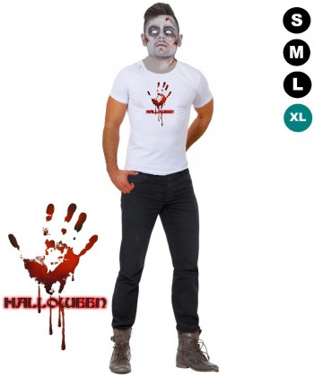 Déguisement Halloween tee shirt ensanglanté