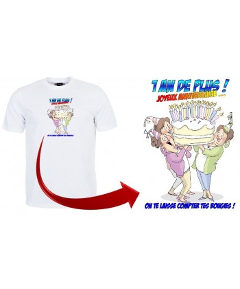 T-shirt "1 an de plus"