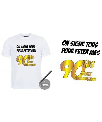 T-shirt anniversaire "Cravate 60 ans"