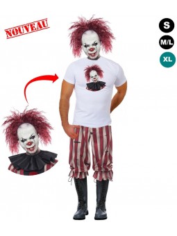 Déguisement halloween Méchant clown