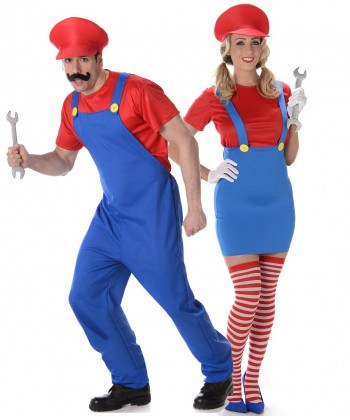 Déguisement Couple Mario Bross