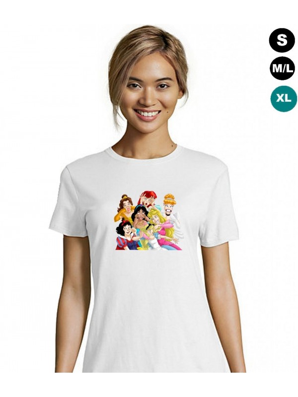 Tee shirt Princesse Disney Grimaces