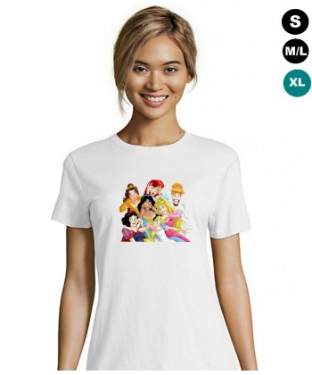 Tee shirt Princesse Disney Grimaces