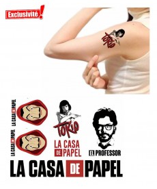 Tatouage Casa del papel x 6