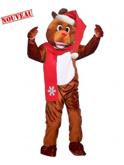 Mascotte de renne de noel