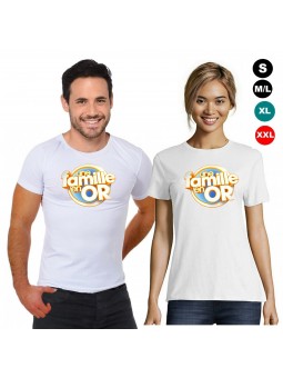 Tee shirt Une famille en or