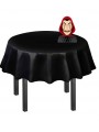 Nappe ronde casa de papel noire