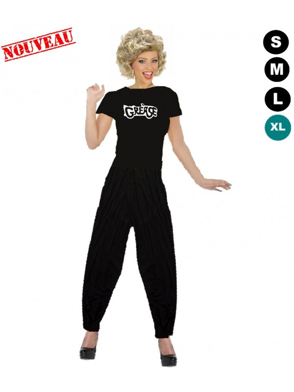 Tenue grease fille best sale