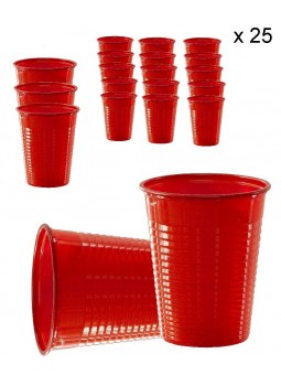 25 gobelets rouge casa de papel