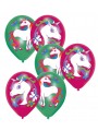 Ballons Licorne x 6