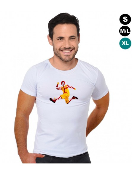 Tee shirt déguisement Ronald Mac Donald