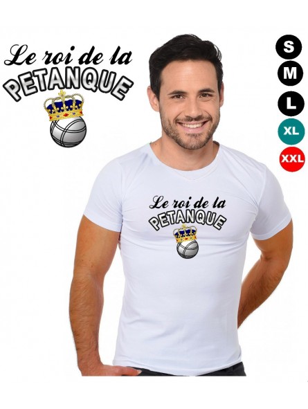 Tee shirt Roi de la pétanque