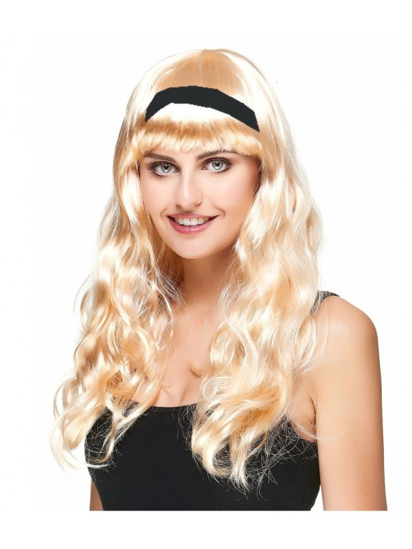 Perruque blonde coupe mulet femme années 80 - SMIFFY'S - Taille
