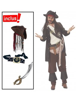 Set déguisement Pirate des Caraïbes