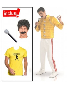 Set déguisement Freddie Mercury