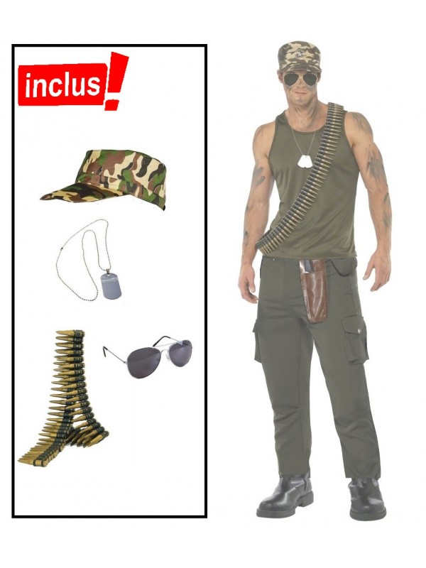 Set déguisement Militaire