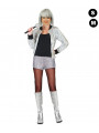 Déguisement short disco argent