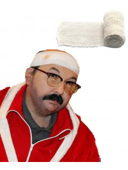 Déguisement Père noel est une ordure - Bandage