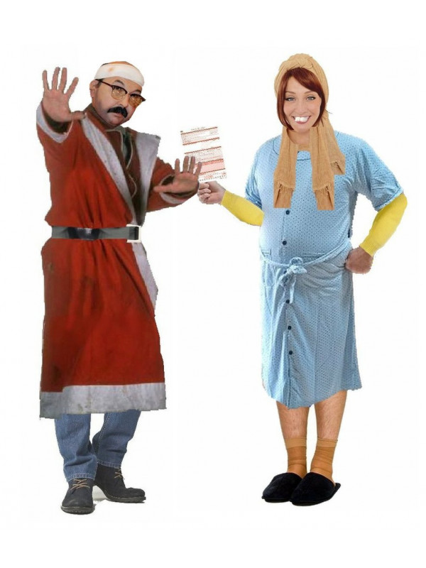 Déguisement Couple du Père noël est une ordure