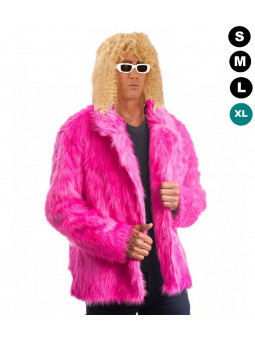 Déguisement Michel Polnareff manteau fourrure