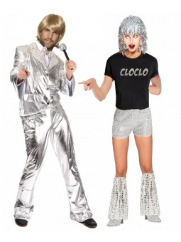 Déguisement Claude François et clodette brillant