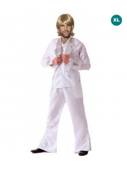 Déguisement de Claude François blanc (XL)