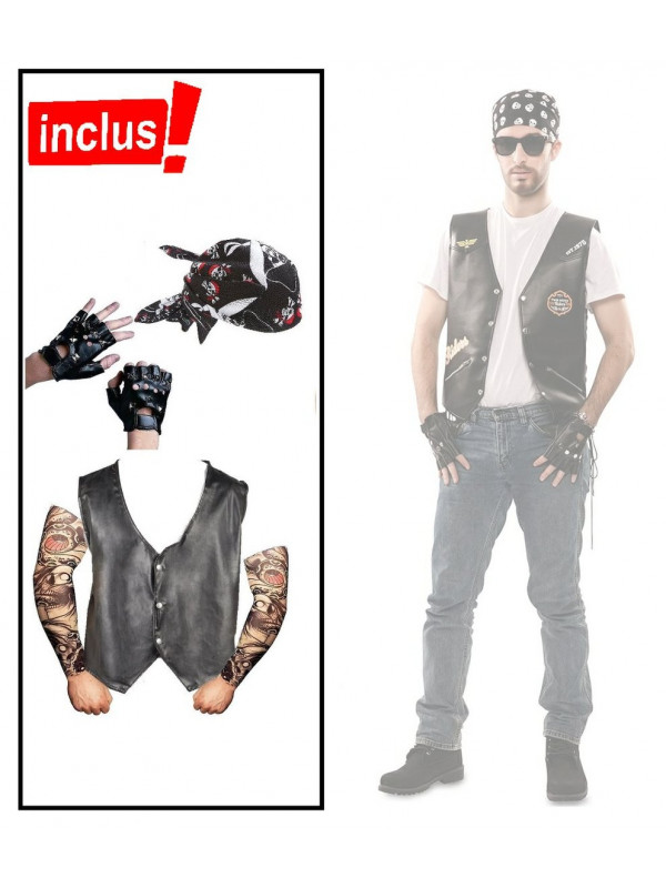 Set déguisement Biker