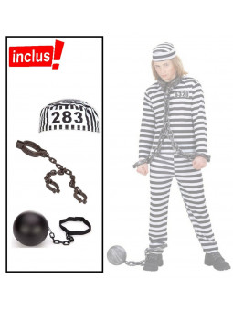 Set déguisement Prisonnier - Bagnard