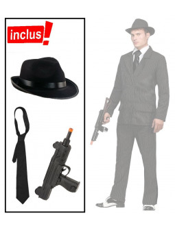 Set déguisement Années 30 homme mafioso