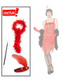 Set déguisement charleston femme rouge