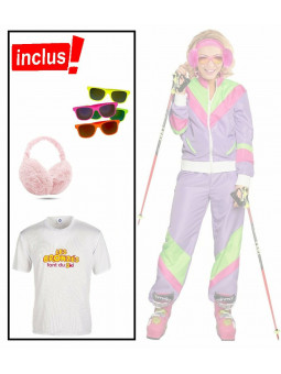 Set déguisement Les bronzés font du ski Femme